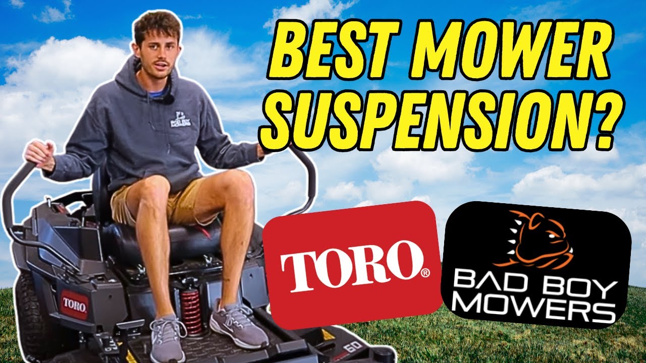 Сравнение подвесок Zero Turn: Toro MyRide и резиновые изоляторы Bad Boy