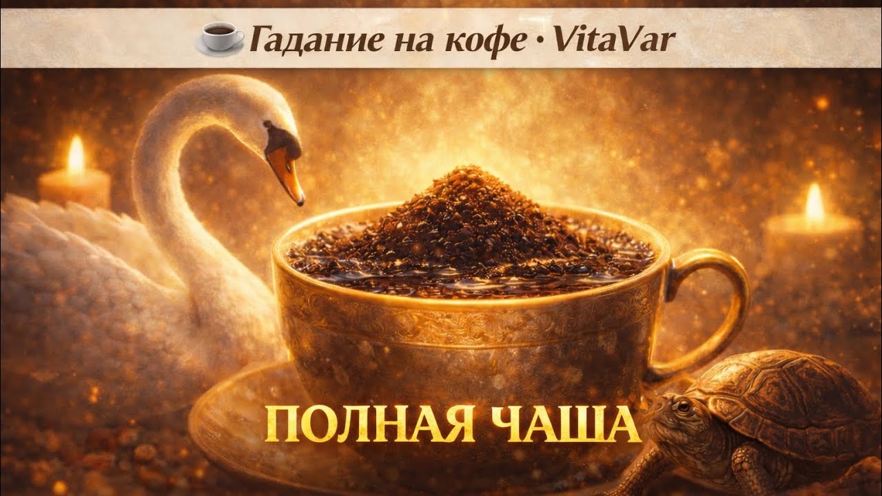☕ Лебедь выбрал — черепаха принесла удачу, семья входит в период полной чаши 🍀