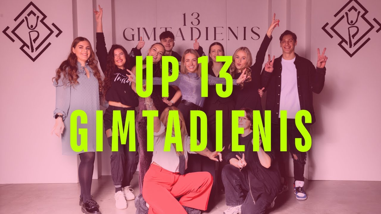 UP STUDIJOS 13 GIMTADIENIS | 2025