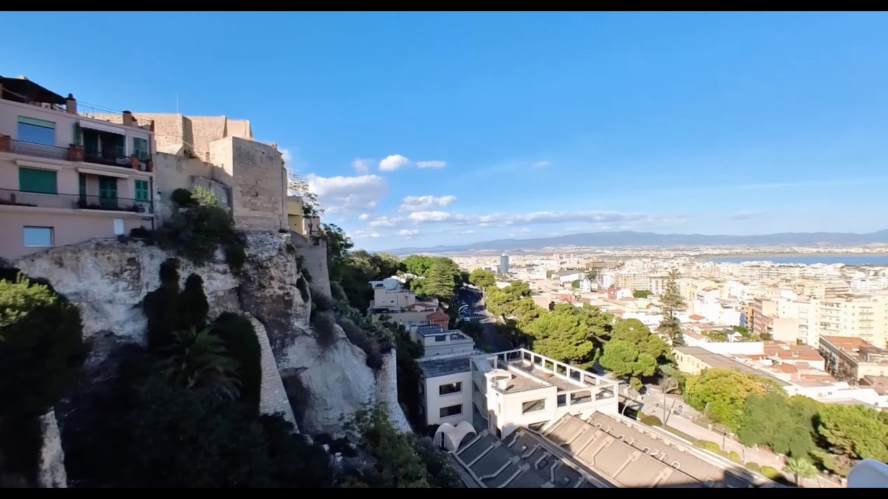 Cagliari, Sardinia POV Walking Tour 🇮🇹 | Centro Storico, Roman Amphitheatre & Panoramic Views
