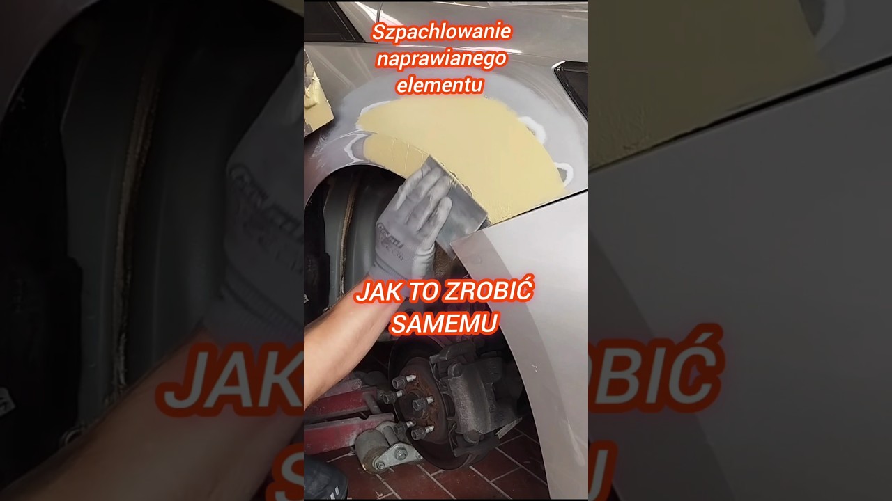 JAK SZPACHLOWAĆ  👍👌 #detailes #automobile