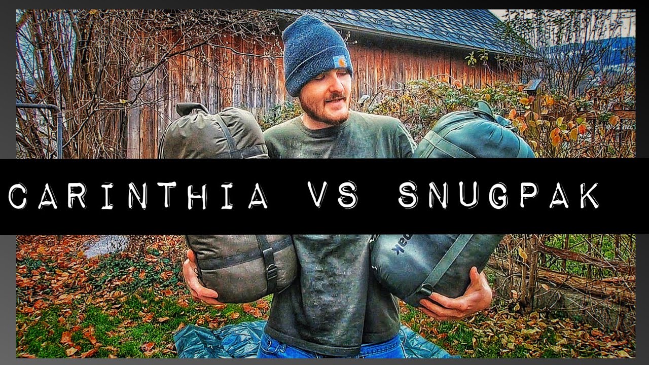 DEFENCE 4 vs SNUGPAK SLEEPER EXTREME | CARINTHIA VS SNUGPAK | Budget SCHLAFSÄCKE?!?