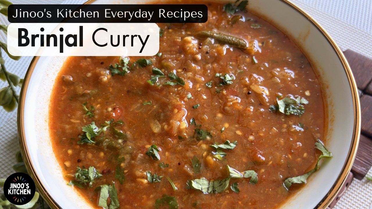 Simple Brinjal Curry For Idli/Dosa, Breakfast Brinjal Curry South Indian Style - Everyday cooking