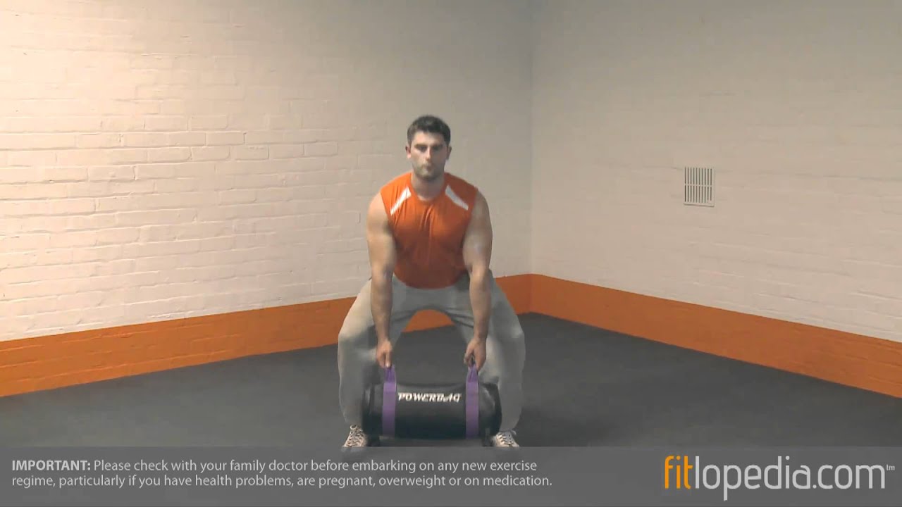 Deadlift with Powerbag
