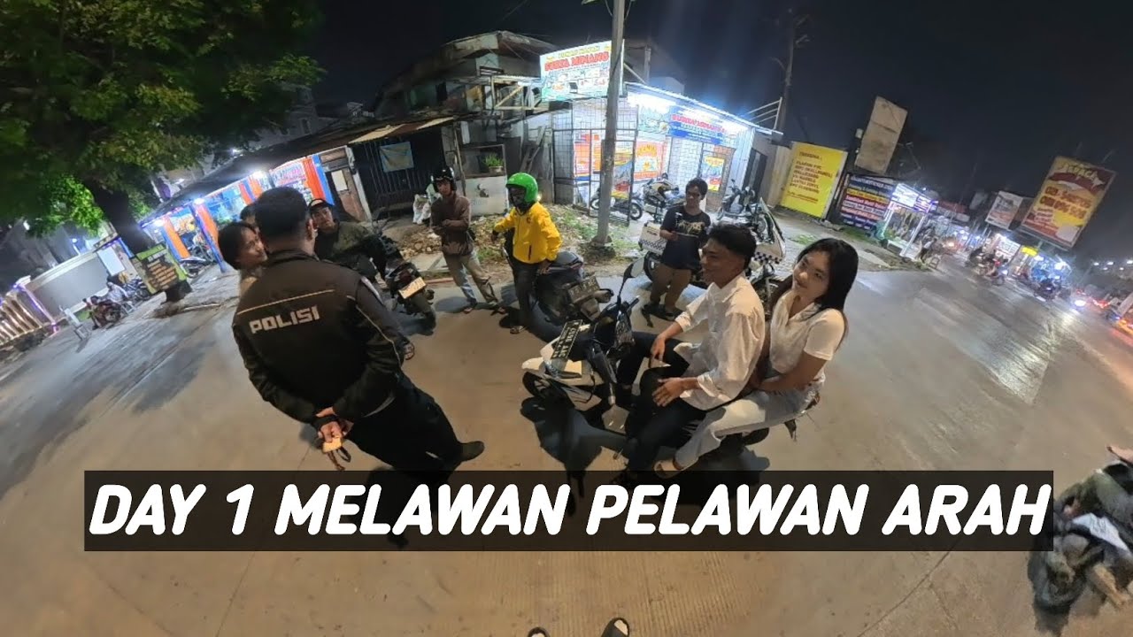 Day 1 melawan pelawan arah bersama @stevejou_real dan @pak_polisi_konoha #edukasi #fyp #viral 