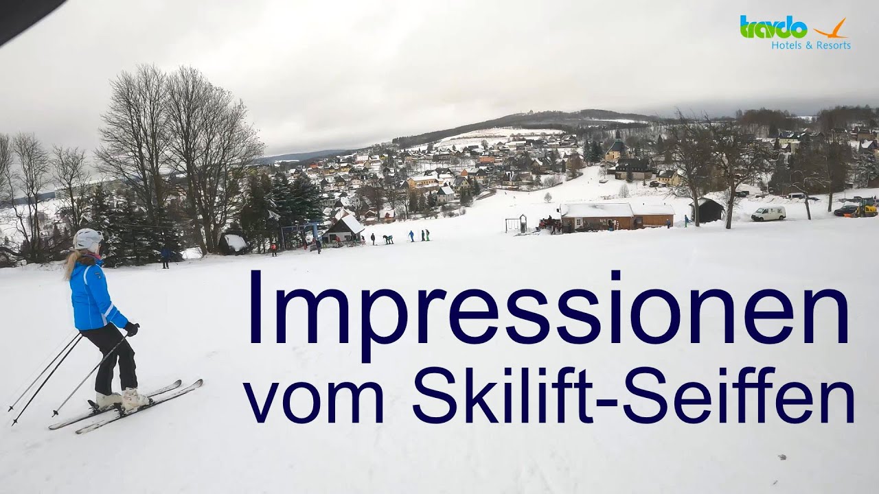 Skilift in Seiffen - Winterurlaub im Erzgebirge