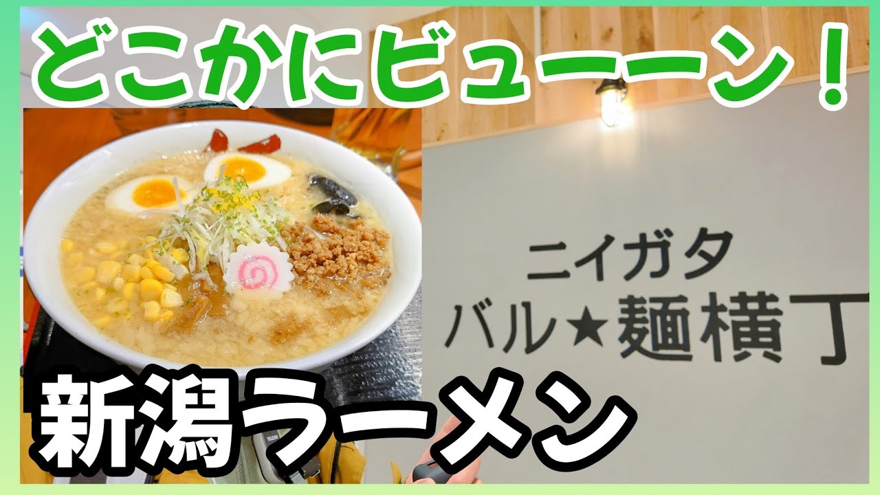 〆はやっぱりラーメン🍜だよね　【どこかにビューーン！】新潟ひとりぶらり旅