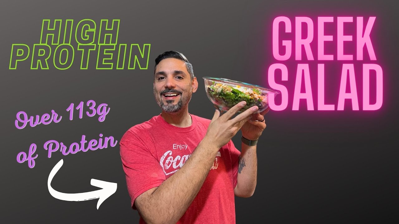 High Protein Greek Salad | Quick Meal Ready in 5 Minutes