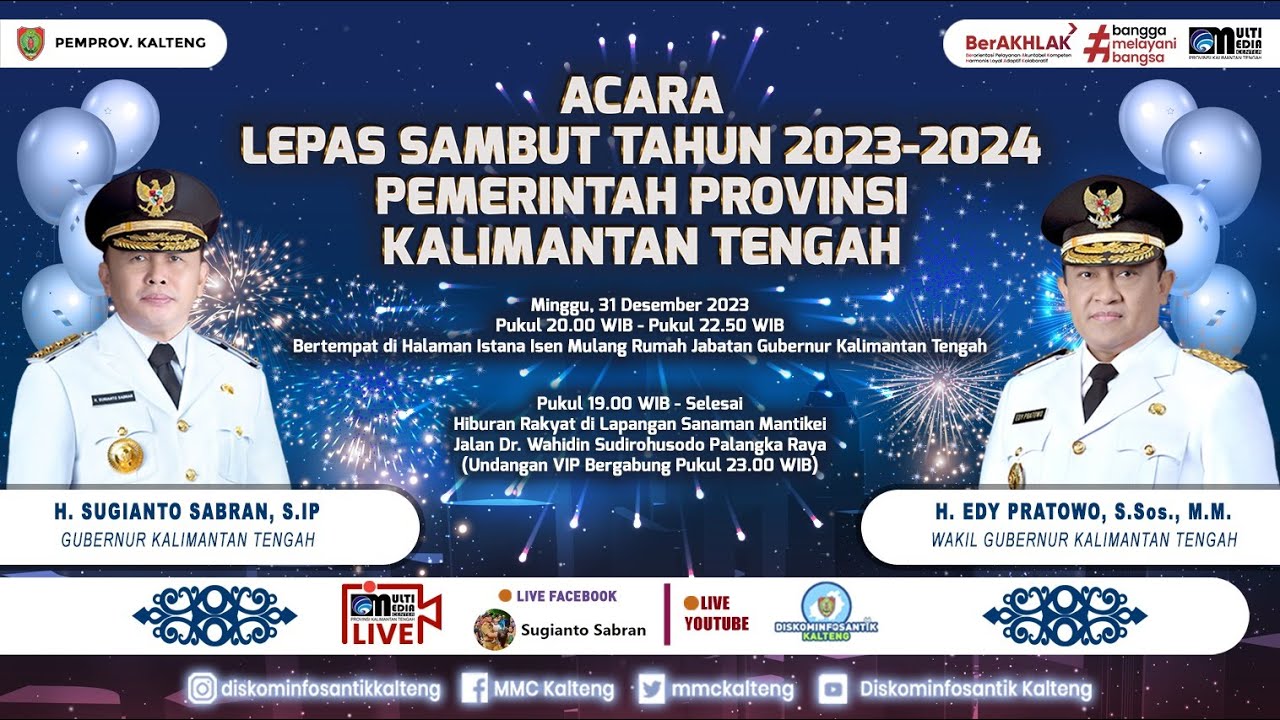 LEPAS SAMBUT TAHUN 2023-2024 PEMERINTAH PROVINSI KALIMANTAN TENGAH