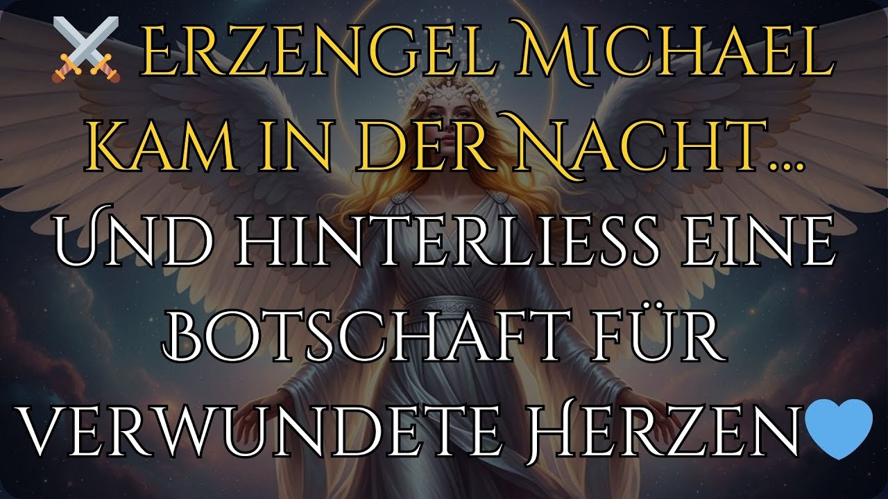 ⚔️ Erzengel Michael kam in der Nacht… Und hinterließ eine Botschaft für verwundete Herzen 💙