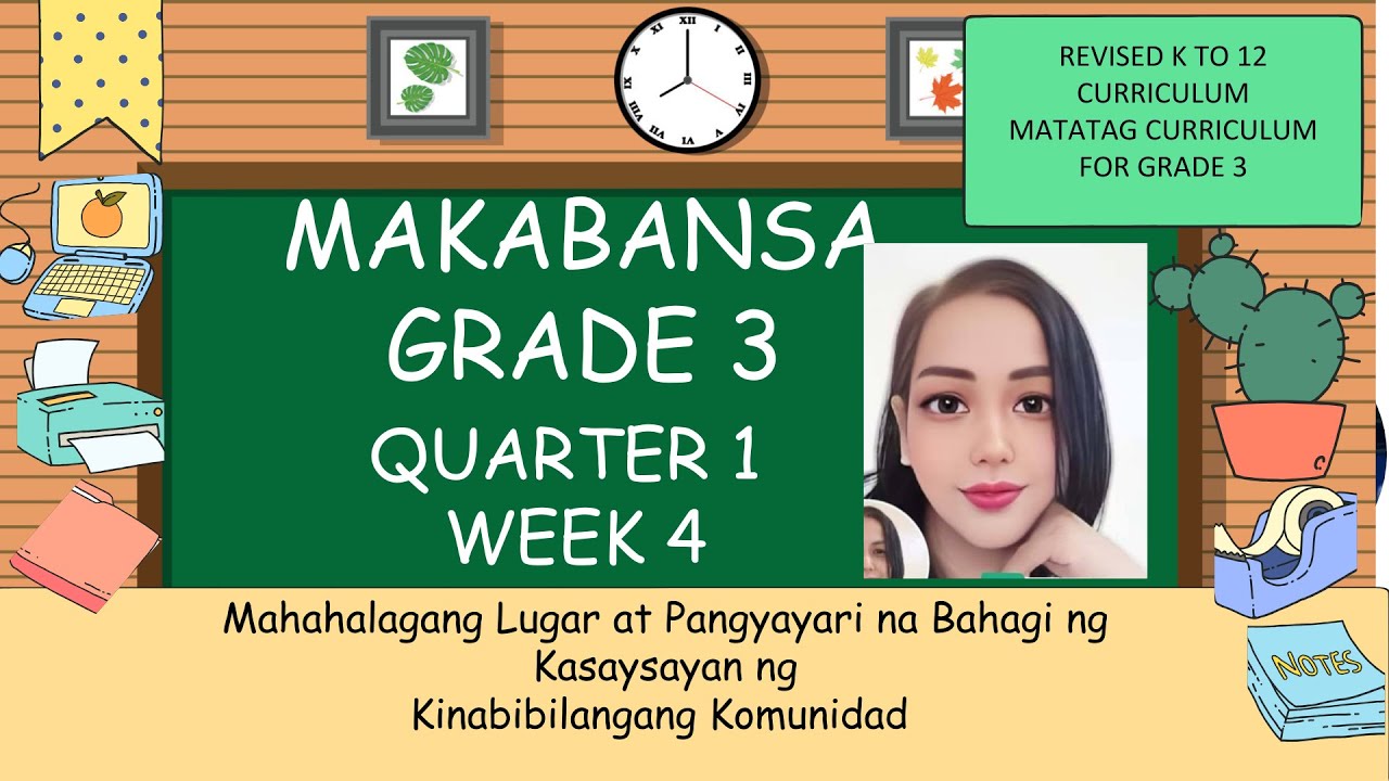 MAkabansa 3 Kwarter 1 Week 4 MAHAHALAGANG LUGAR/PANGYAYARI SA KINABIBILANGANG KOMUNIDAD #makabansa