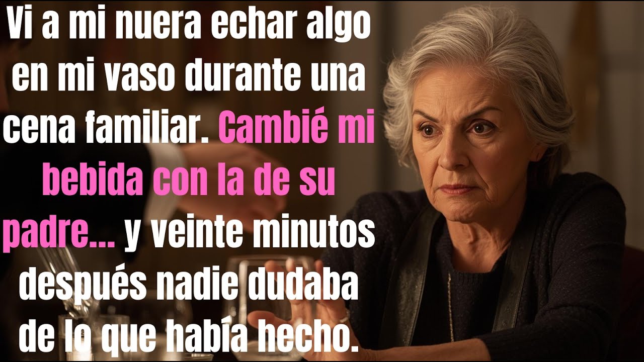 Mi nuera echó ALGO en mi vaso… y lo que hice después la dejó en SHOCK