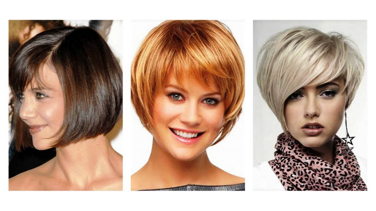 Capelli corti bob con la frangetta