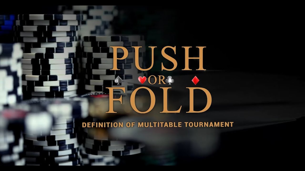 Definition of multitable tournament poker