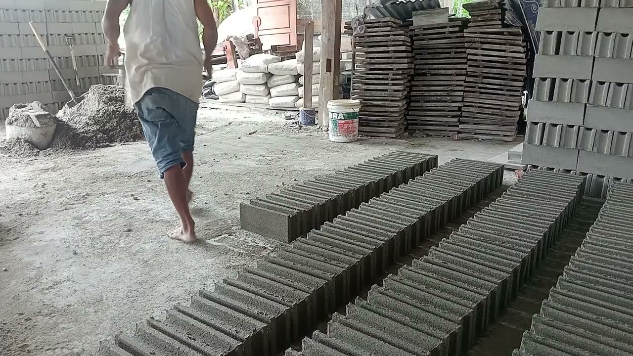 Cetak batako super kuat rapi 