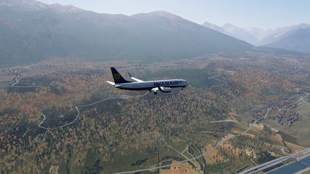 Landing on RWY 26 at Innsbruck, Austria (no sound) XPlane12
