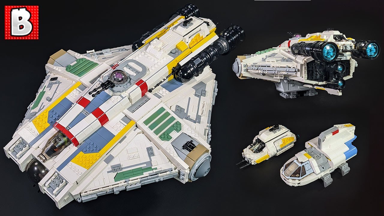 Star Wars Ghost LEGO Custom Model with FULL INTERIOR! Playscale