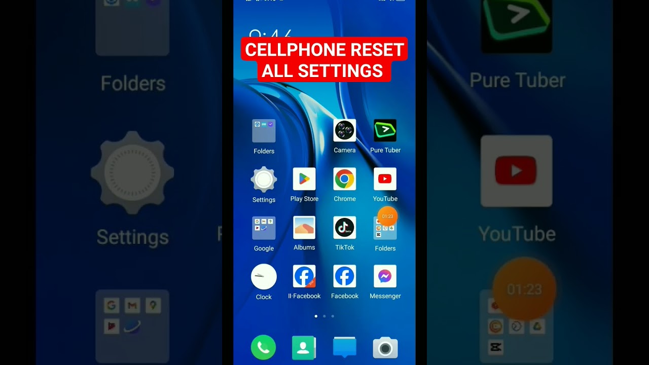 PAANO MAG RESET ALL SETTINGS SA CELLPHONE #smartphone