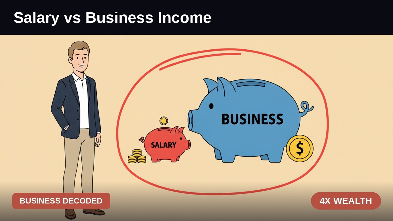 Salary vs Business Income: Which One Actually Makes You Rich