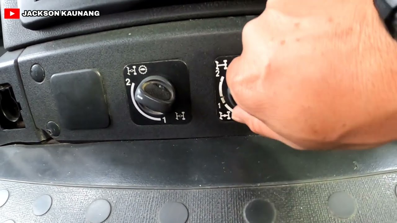 Penjelasan Swith / Tombol pengatur HI-LO, Pengunci Gardan, dan Pengunci Roda Pada Truck Iveco