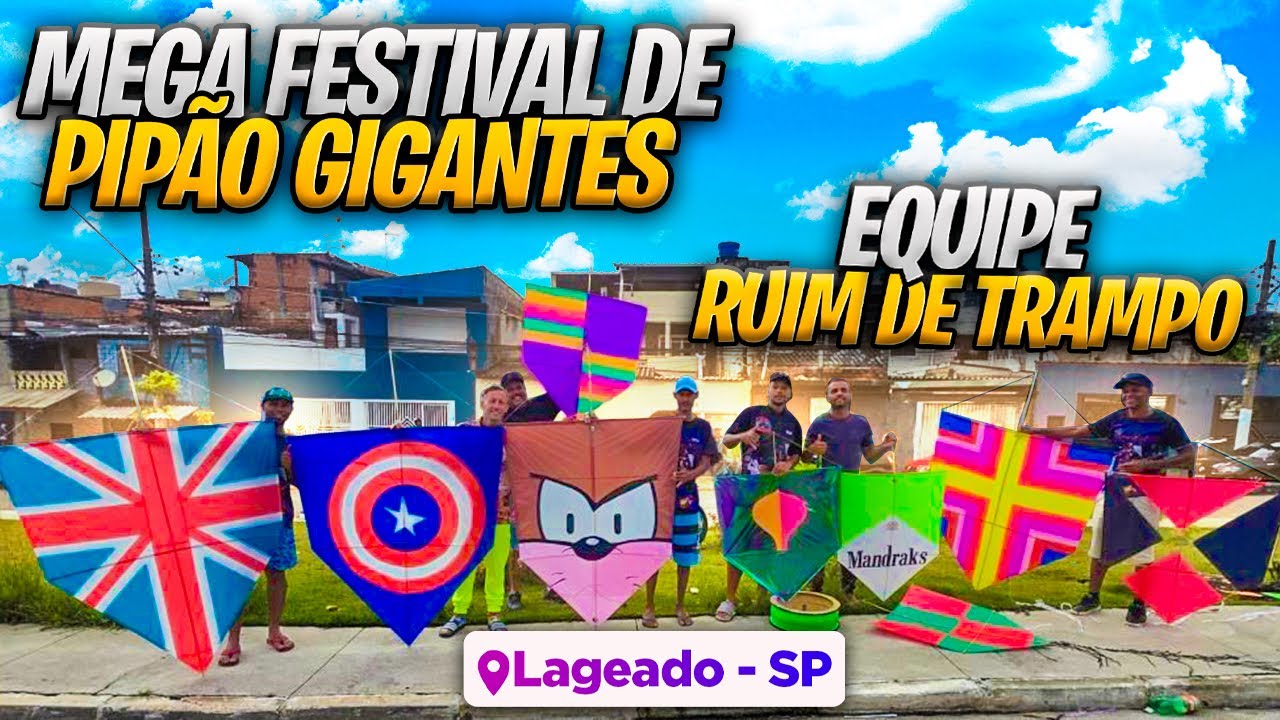 FESTIVAL DE PIPAS NA QUEBRADA  - LOTANDO O C&Eacute;U DE GIGANTES DE 2 METR&Atilde;O  - ALEGRANDO A XEPA 