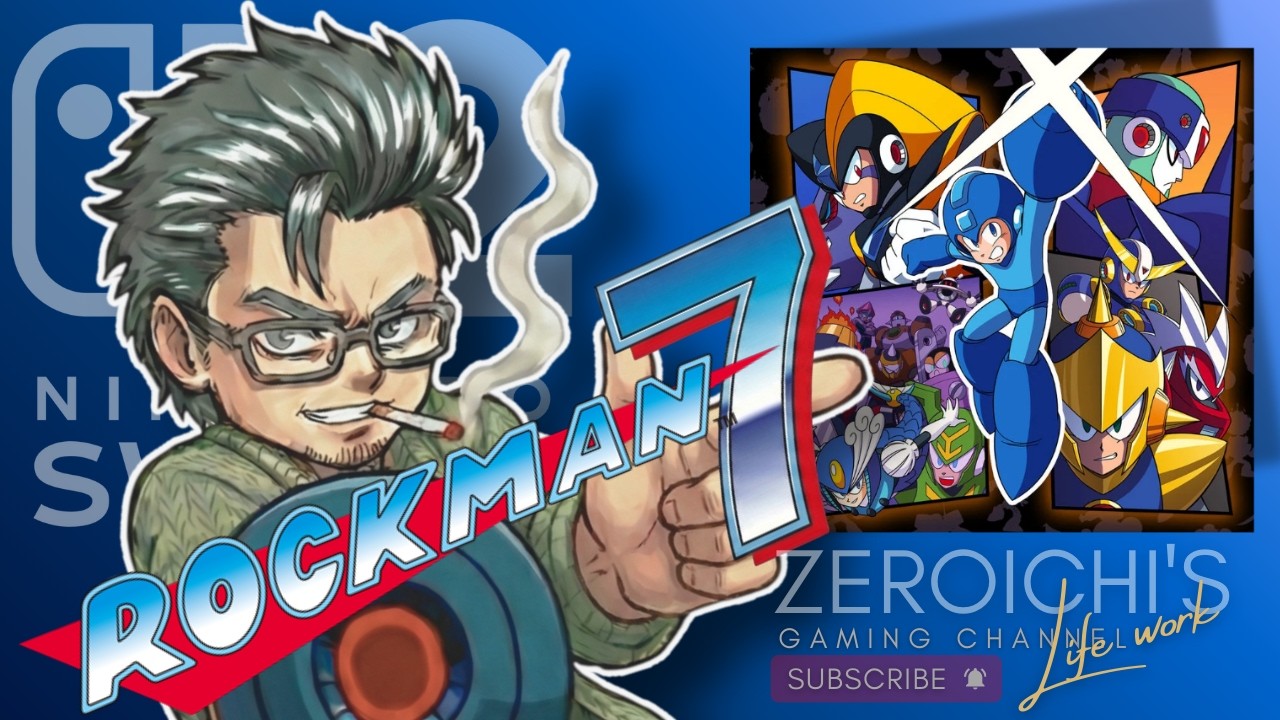 『ロックマン 7 #MegaMan 7 』完全初見プレイ！宿敵フォルテ登場！アクション音痴を嘲笑う新ライバル？綺麗な画面に騙されるな！今度こそ勝利を掴め！