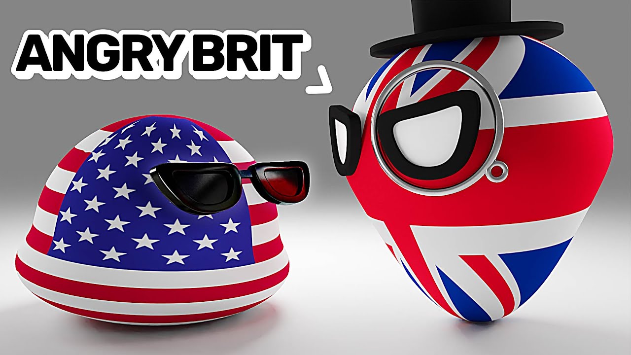 UK vs USA | Countryballs Compilation