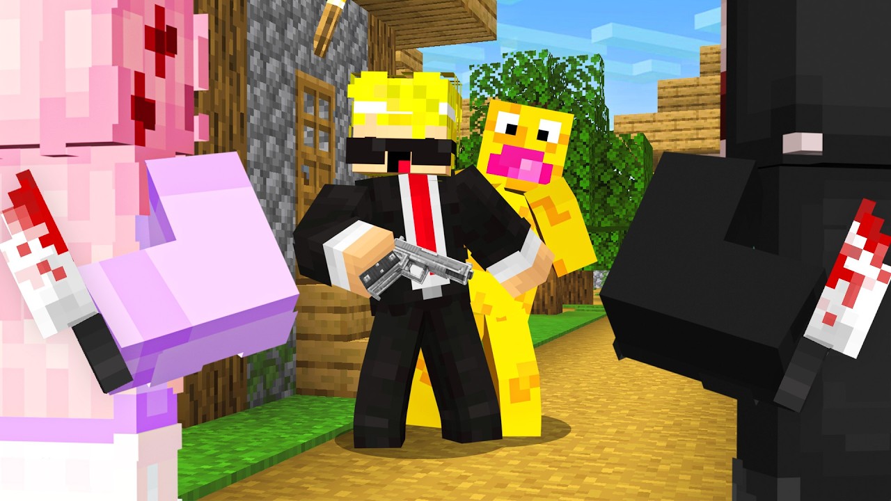 Me Convertí en GUARDAESPALDAS de Mi Amigo en Minecraft