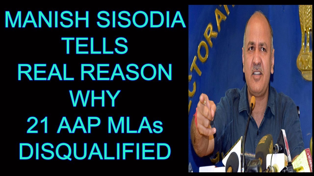 Manish Sisodia Exposed Media BJP on 21 MLAs Disqualification | AAP Vs Biased Media