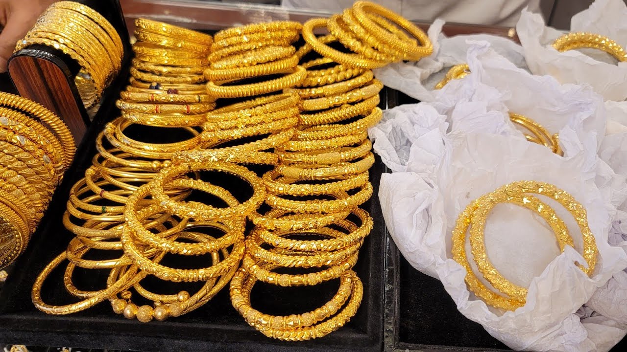 সোনার ৪ আনা হতে নতুন চুড়ি পাপড়ি জুয়েলার্স/gold bangles