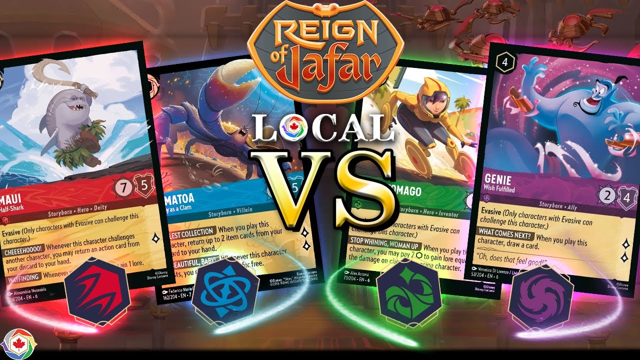 Go Go For Game?! Ruby Sapphire VS Emerald Amethyst - Lorcana Reign Of Jafar