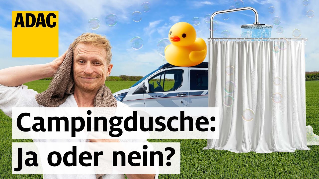 Dusche im Wohnmobil: Sinnvoll oder überflüssig? | ADAC & PiNCAMP