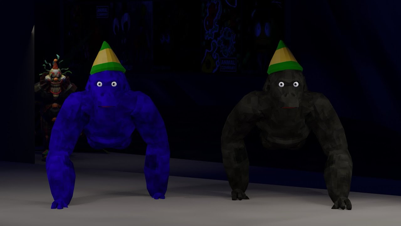 It was always watching us (animal company) #gorillatag #animalcompany #clown #horror #vr 