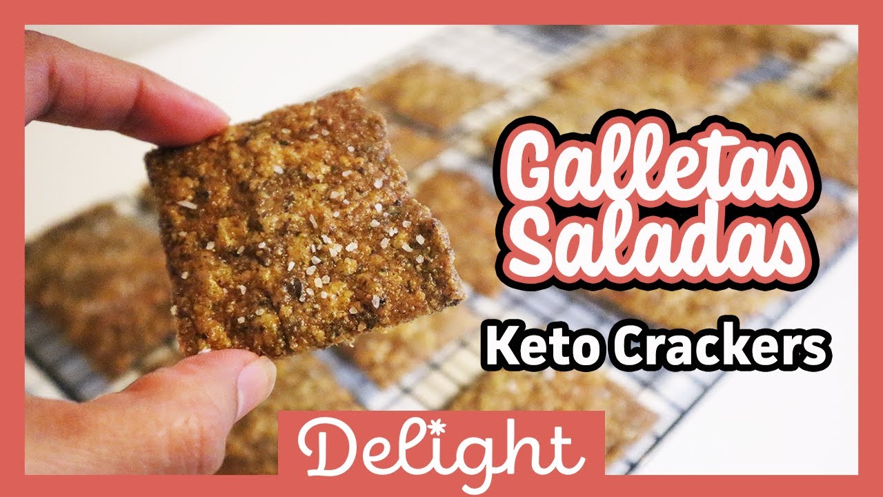 Galletas Saladas de Semillas Sin Harina de Almendra (GALLETAS KETO | KETO CRACKER) 0.5 CARBOHIDRATOS