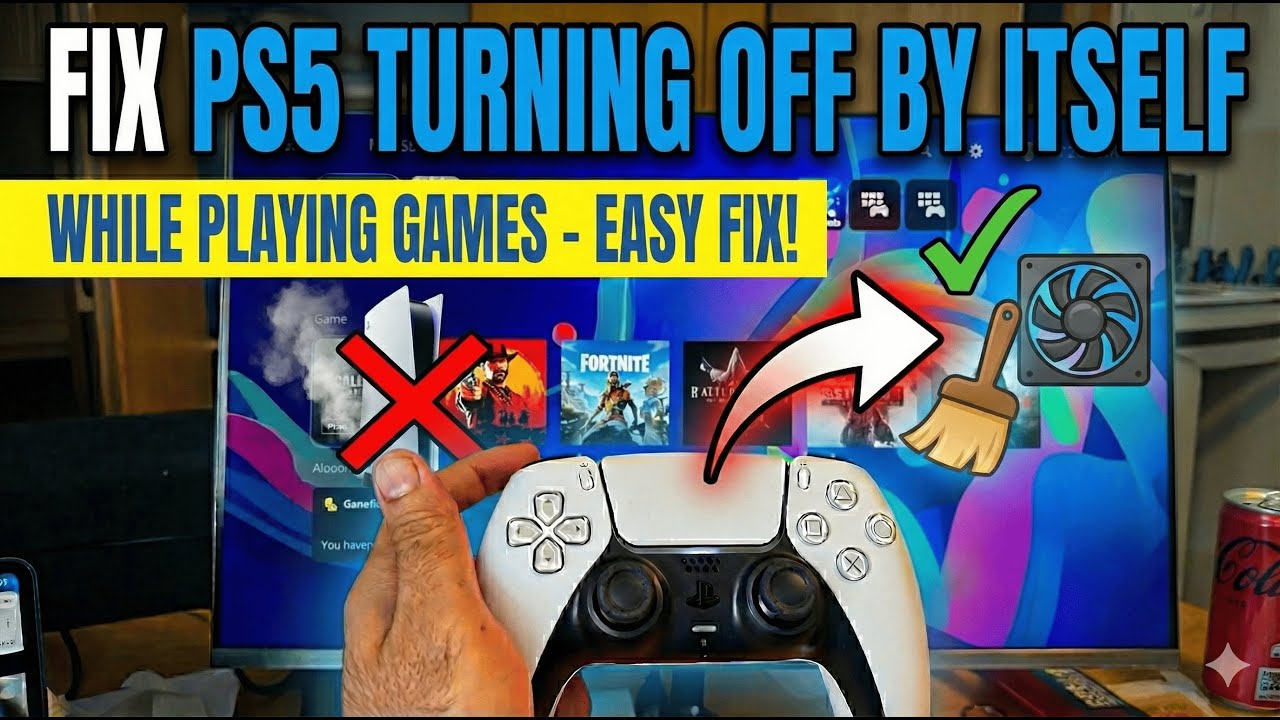 How to Fix PS5 Shutting Down Randomly While Playing Games (FIX PS5 Turning Off By Itself)
