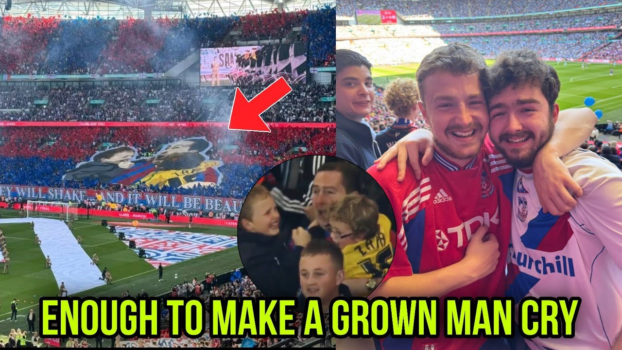 Crystal Palace’s FA Cup Tifo Was an EMOTIONAL MASTERPIECE!😢🔥
