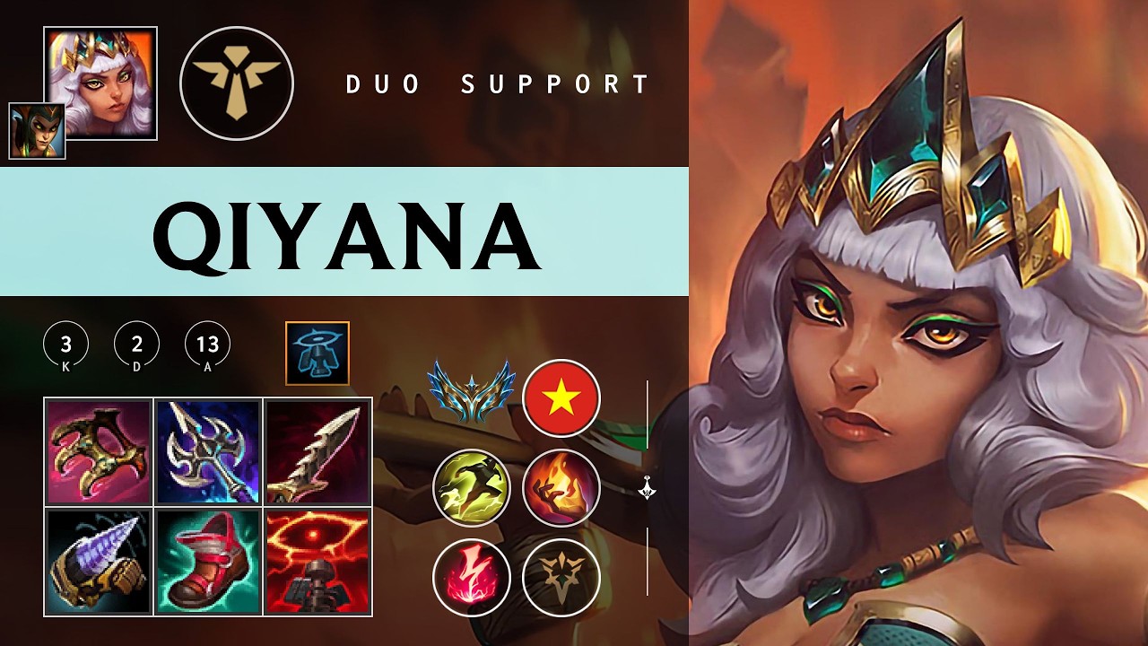 Qiyana Support vs Leona - VN Challenger Patch 26.04