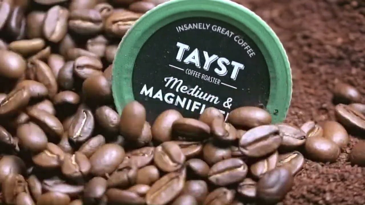 Medium & Magnificent Closeup | 100% Compostable Pods | Promotional ad | Tayst Coffee