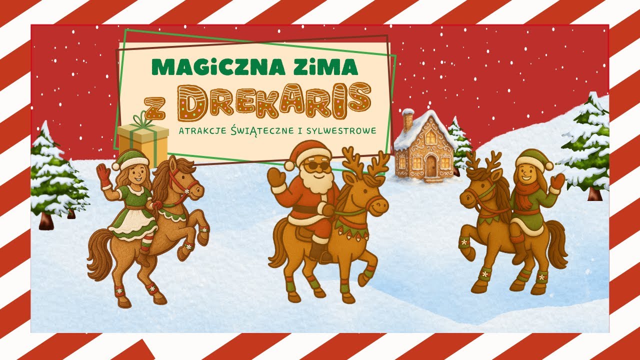 MIKOŁAJ I ELFY W SIODLE?! 😱 Takich reniferów jeszcze nie widzieliście! DREKARIS Winter Show ⛄