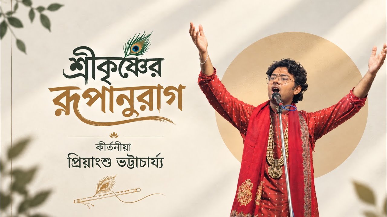 পালা - শ্রীকৃষ্ণের রুপানুরাগ । পরিবেশনায় - প্রিয়াংশু ভট্টাচার্য্য। 