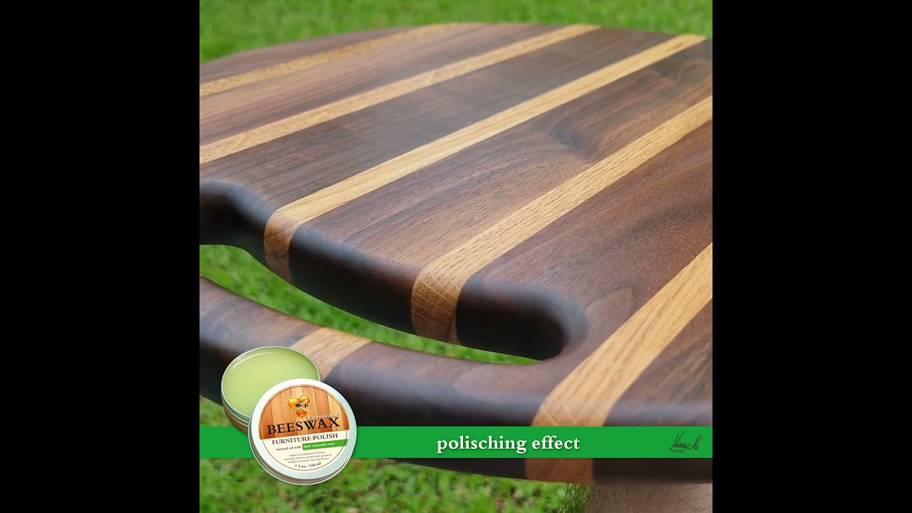 Beeswax & Carnauba wax - Professional - for exterior wood treatment polish & preserver - KurDesign