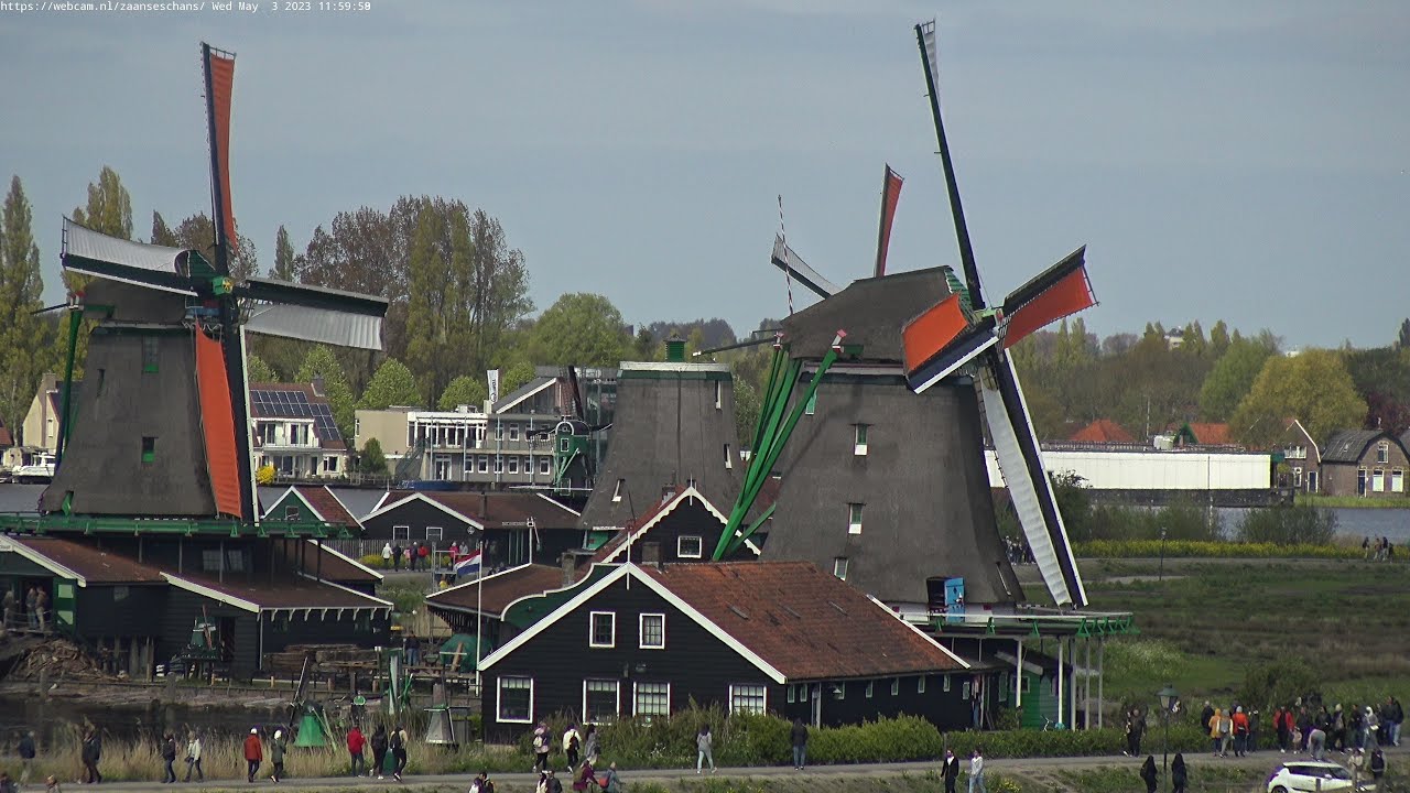 WebCam.NL | dezaanseschans.nl | live ultraHD Pan Tilt Zoom camera Zaanse Schans.