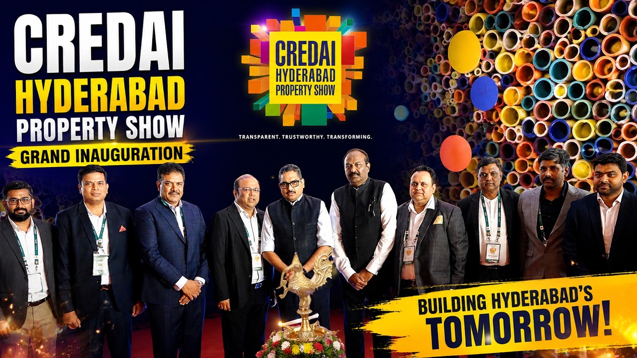 CREDAI Hyderabad Property Show 2026 Highlights | Grand Inauguration at HITEX Hyderabad