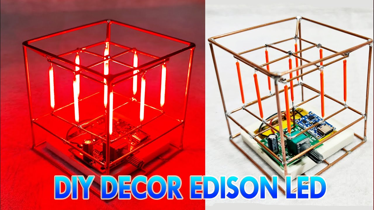 DIY LED Decor with 3Volt Edison Led