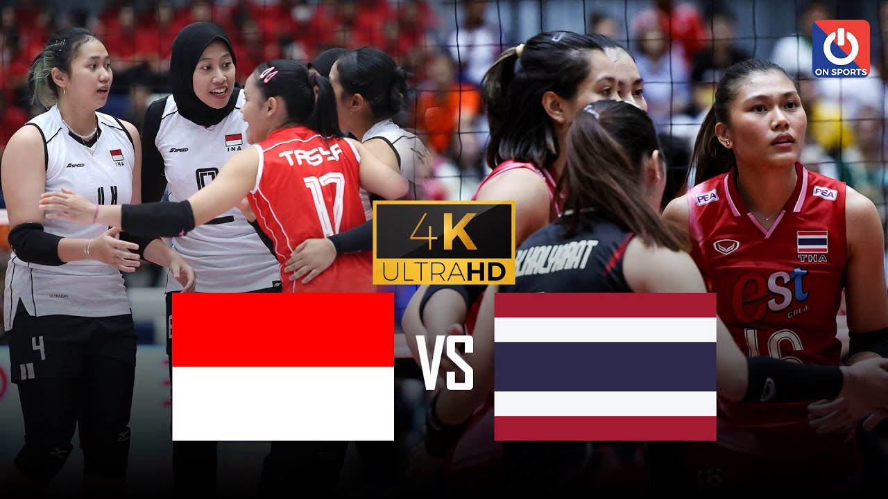 🔴Full 4K | INDONESIA vs THÁI LAN | Megawati chống lại cả dàn sao dự VNL của Thái Lan