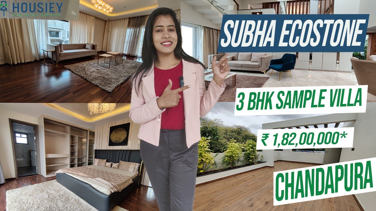 Subha Ecostone Phase 2 Chandapura | 3 BHK Villa Tour | Subha Chandrapur Project