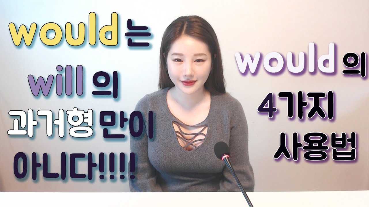 토익에서 많이 나오는 'would' 쉽게 이해하는 법 다양한 쓰임새 I 니나