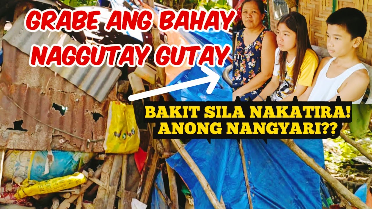 PAMILYANG NAKATIRA SA NAGKAGUTAYGUTAY NA BAHAY! BAKIT  SOBRANG HIRAP ANG DINANAS NILA SA BUHAY?