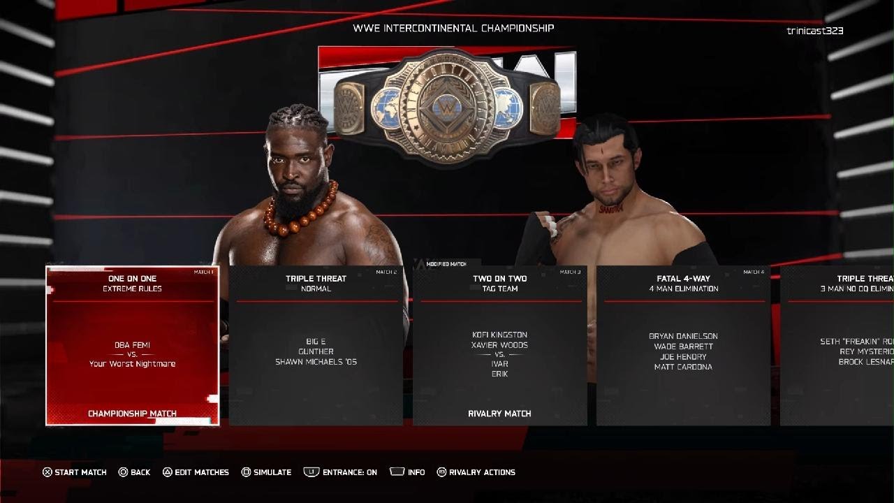WWE 2K25_ Your Worst Nightmare vs Oba Femi 