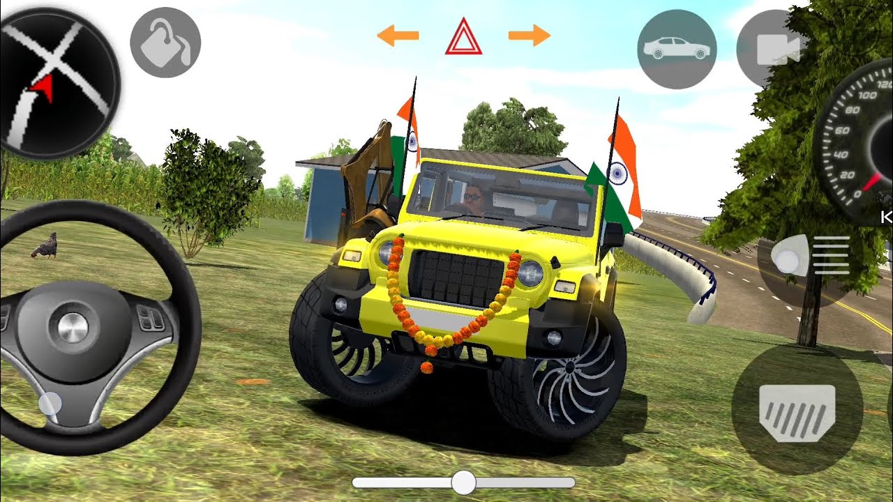 💫Modified Mahindra Thar😈Games:Indian Yellow Thar (Gadi Wala Games) Car Game Android Game - #2025​